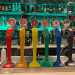 Una volta dentro ci dirigiamo verso il bancone, dove sono presenti sei spillatori di birra del colore delle sei tonalit della bandiera arcobaleno simbolo lgbt